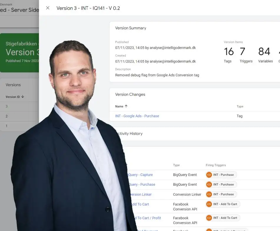Intelligo har stor erfaring med korrekt opsætning af server side tracking tagging
